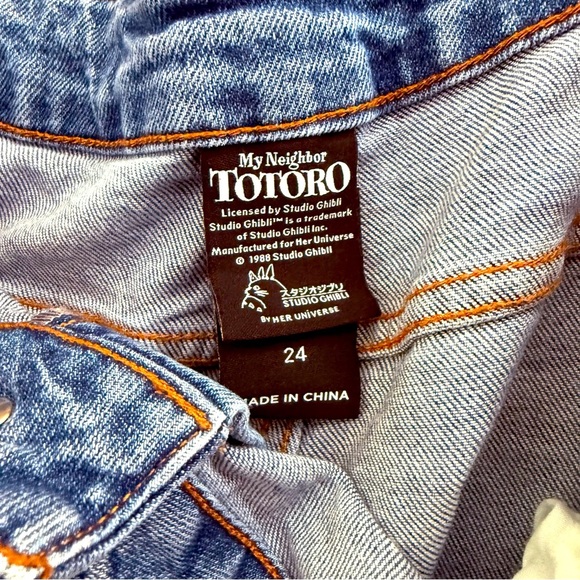 Her Universe Studio Ghili My Neighbor Totoro Denim Jeans - Picture 10 of 11